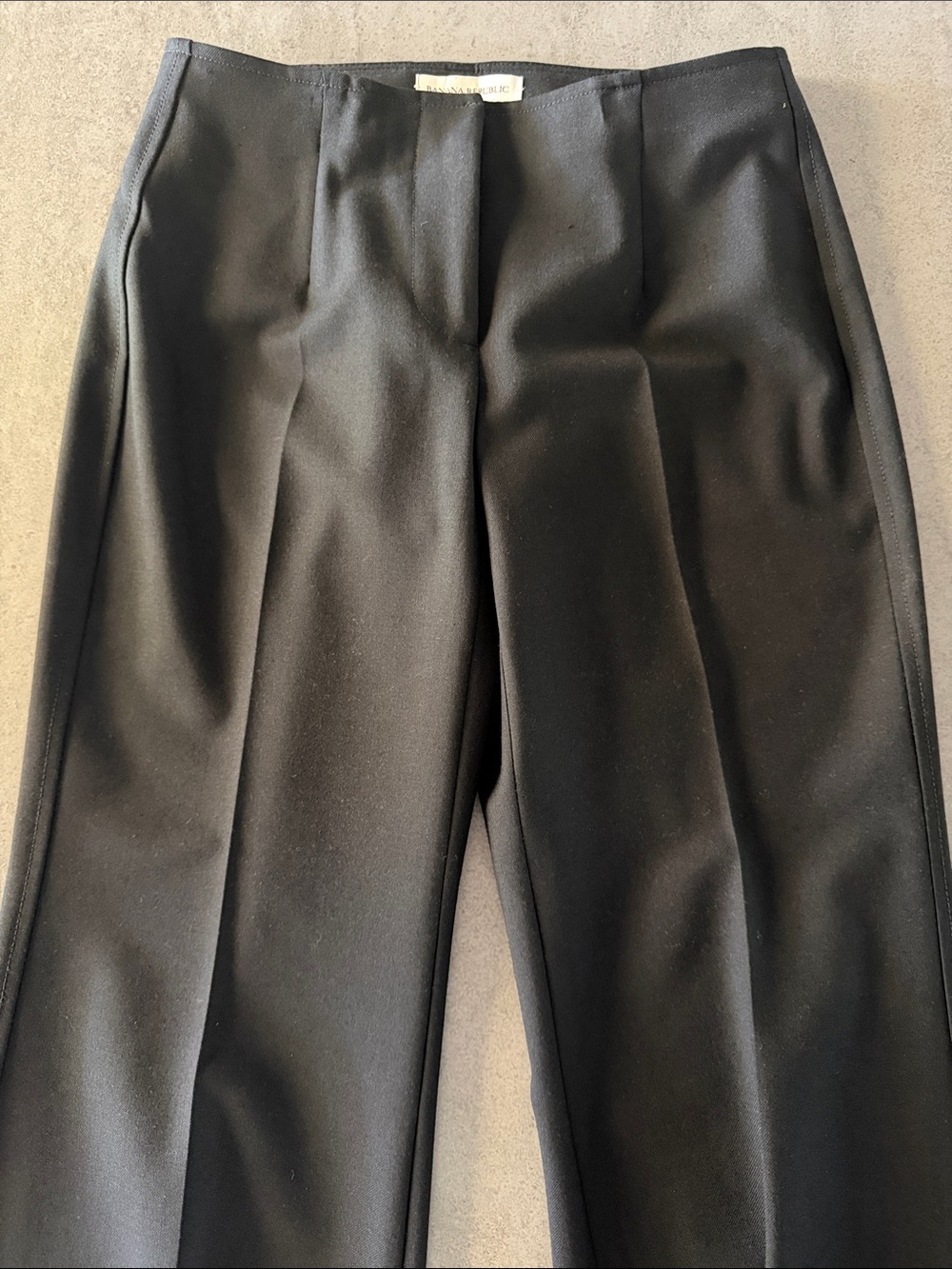Banana Republic Mid- rise Flare Stretch Wool Blend Pant - Picture 6 of 12